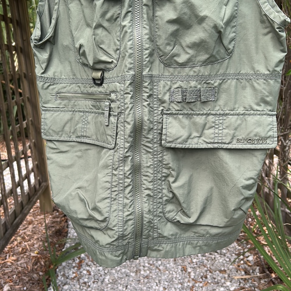 Vest stylish functional multi purpose utility pockets velcro mesh high quality - Picture 4 of 14